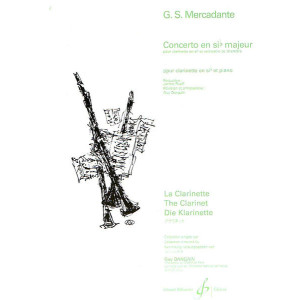 Clarinet Concerto in Bb Major MERCADANTE